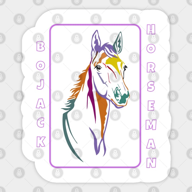 horse Sticker by derrickcrack